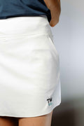 Rhone Womens Pickleball Skirt - White